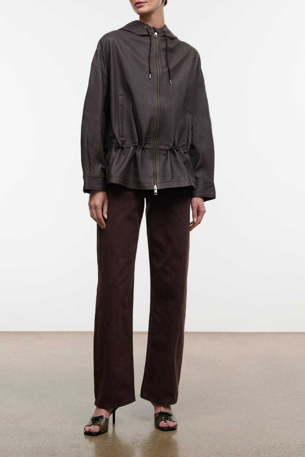 Gondola Leather Jacket | Earth