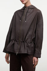 Gondola Leather Jacket | Earth