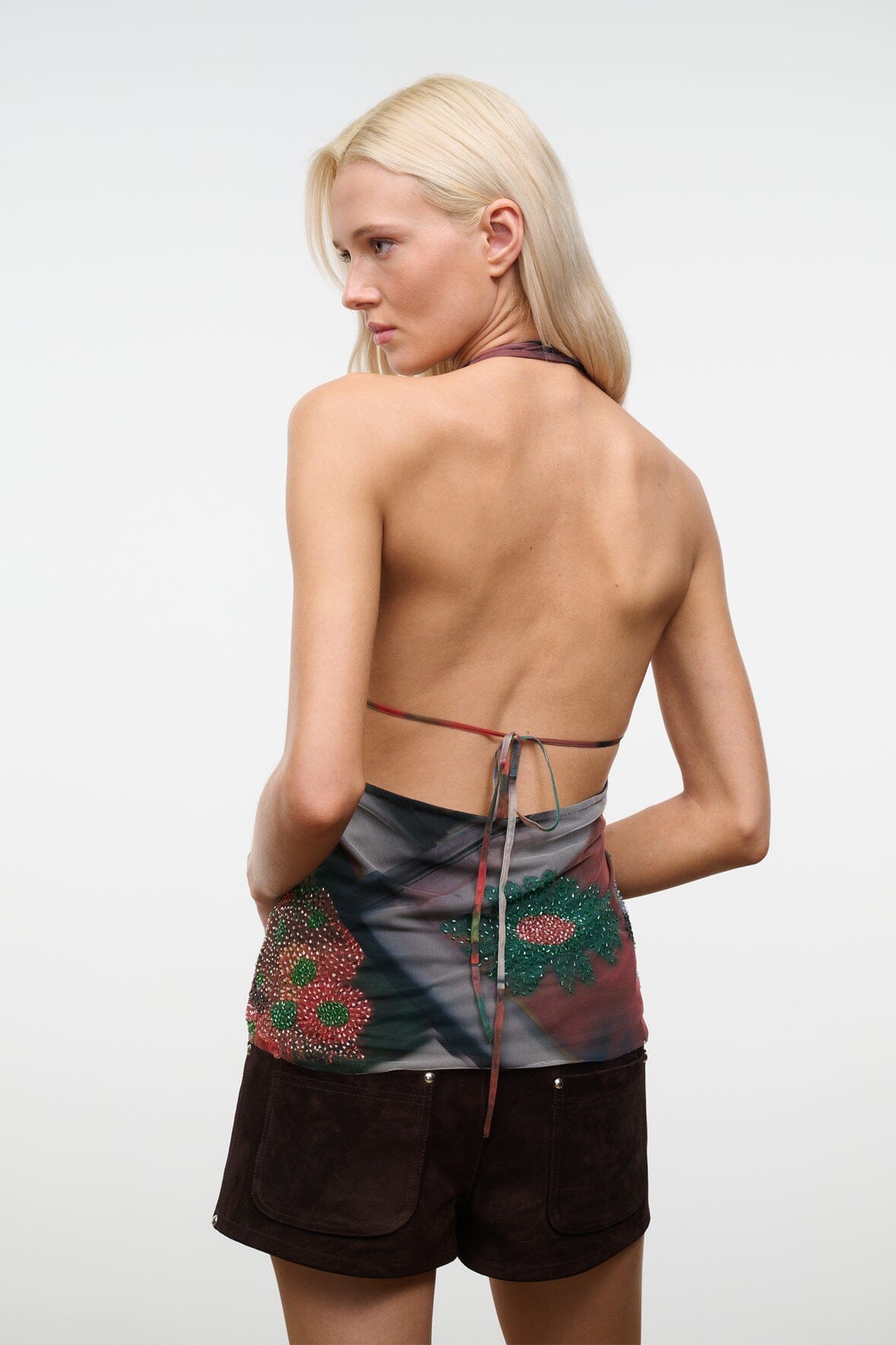 Felice Top | Beaded Superbloom Scarf