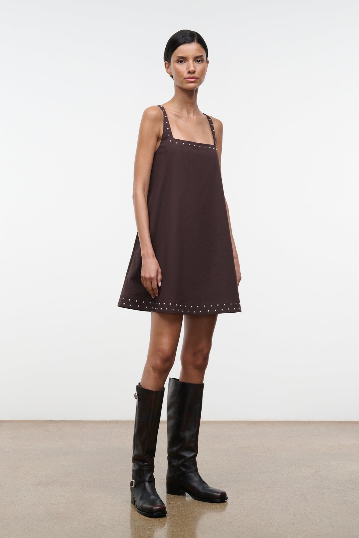 Brio Dress | Earth Studs