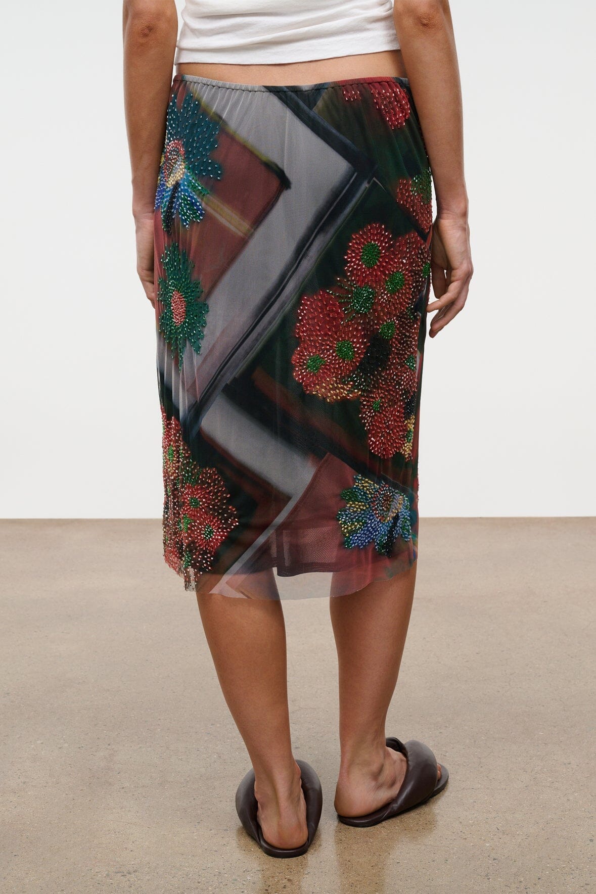 Lucia Skirt | Beaded Superbloom Scarf