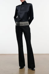 Suni Silk Top | Black