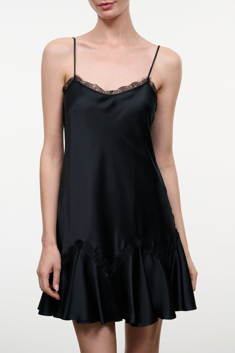 Posy Silk Dress | Black