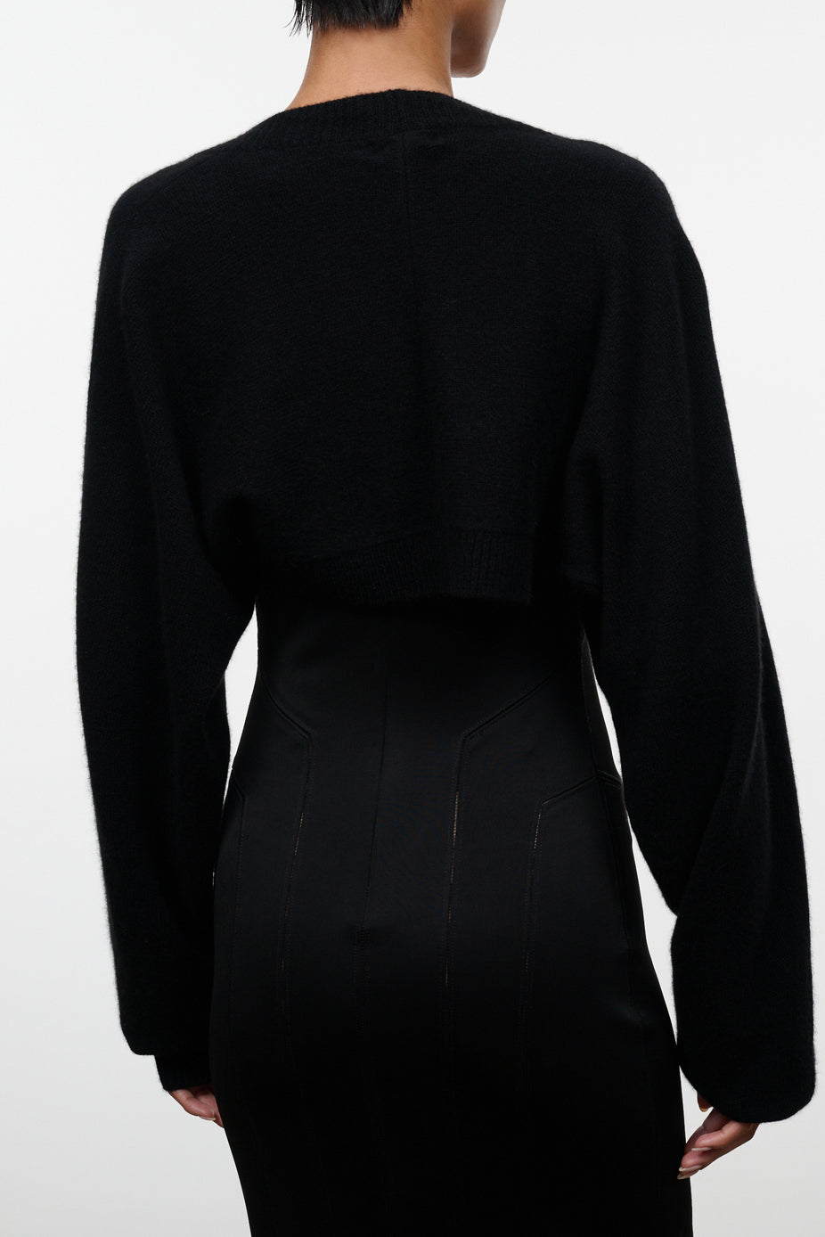 Ashton Cashmere Shrug | Black