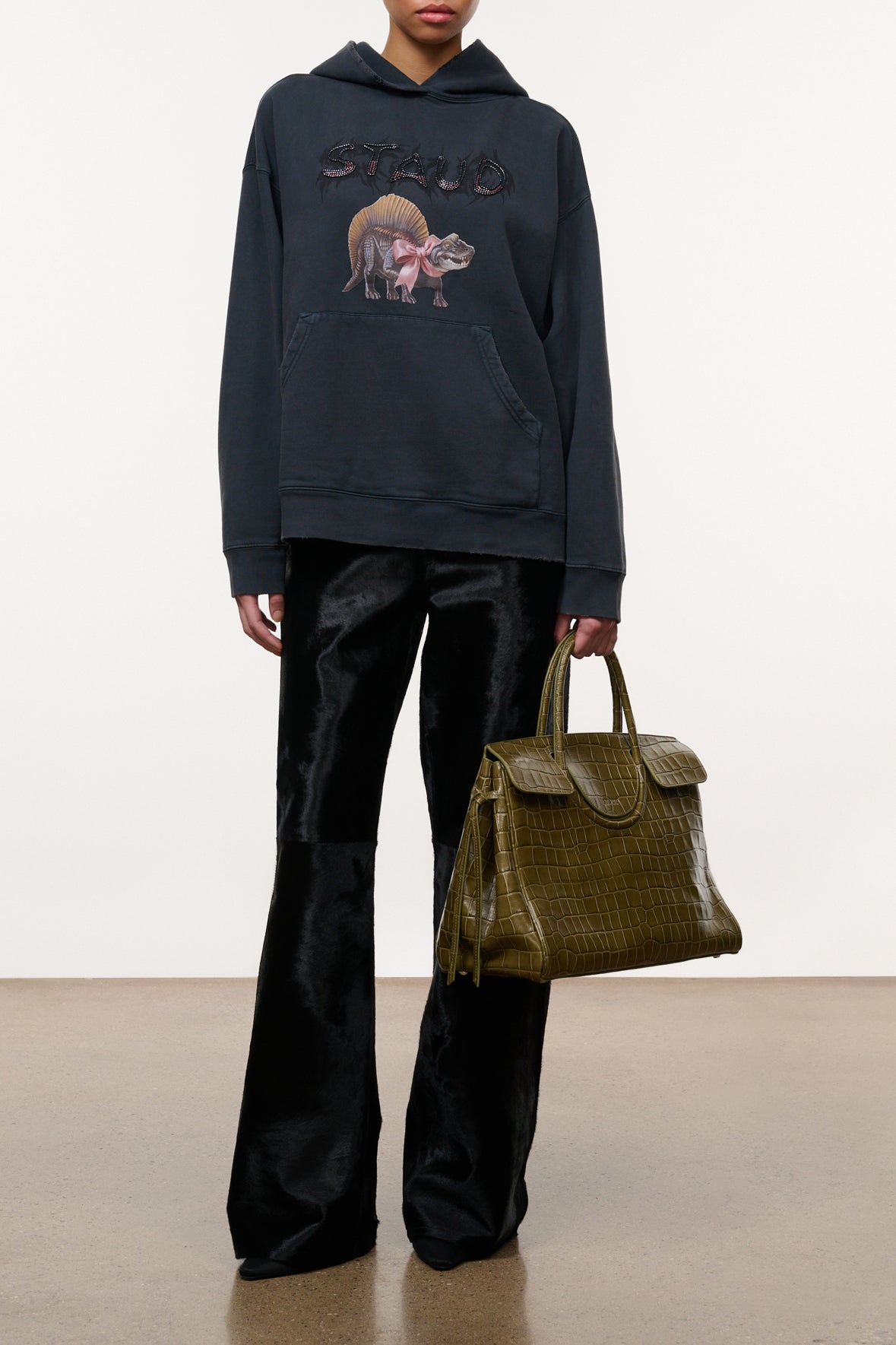 Charlie Terry Hoodie | Washed Black