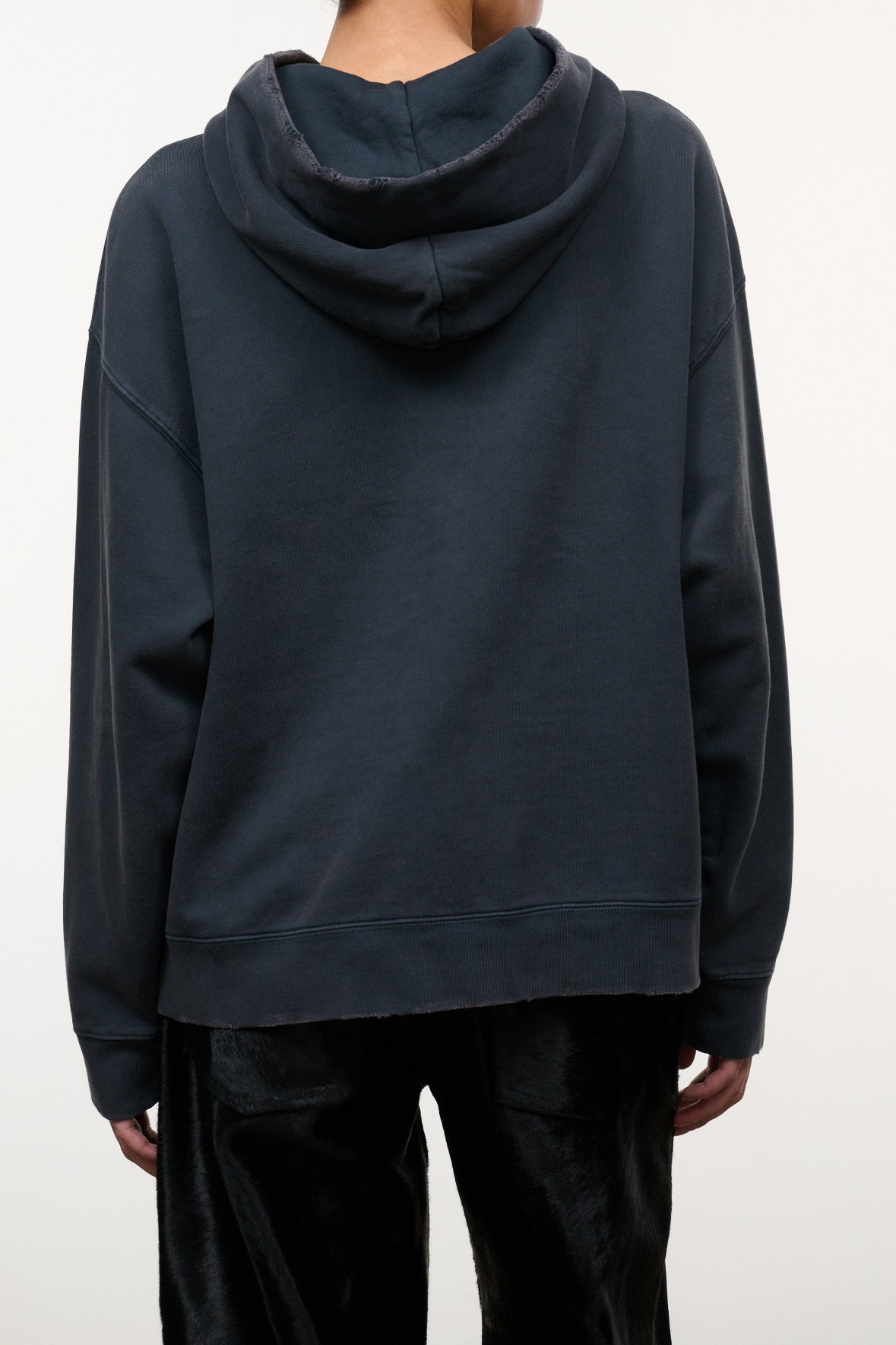 Charlie Terry Hoodie | Washed Black
