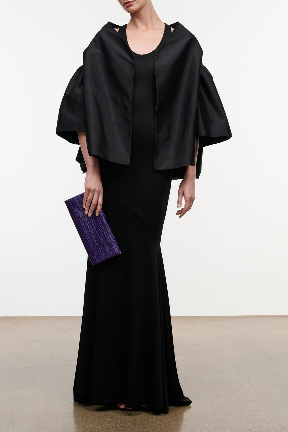 Maddox Silk Jacket | Black