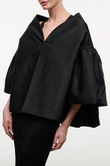 Maddox Silk Jacket | Black