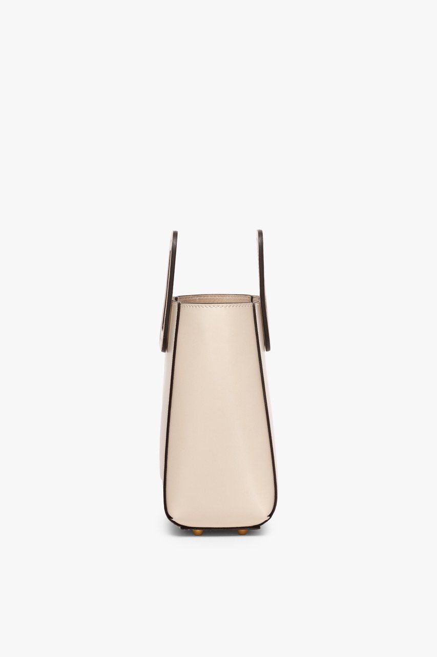 Mini Shirley Leather Bag | Cream