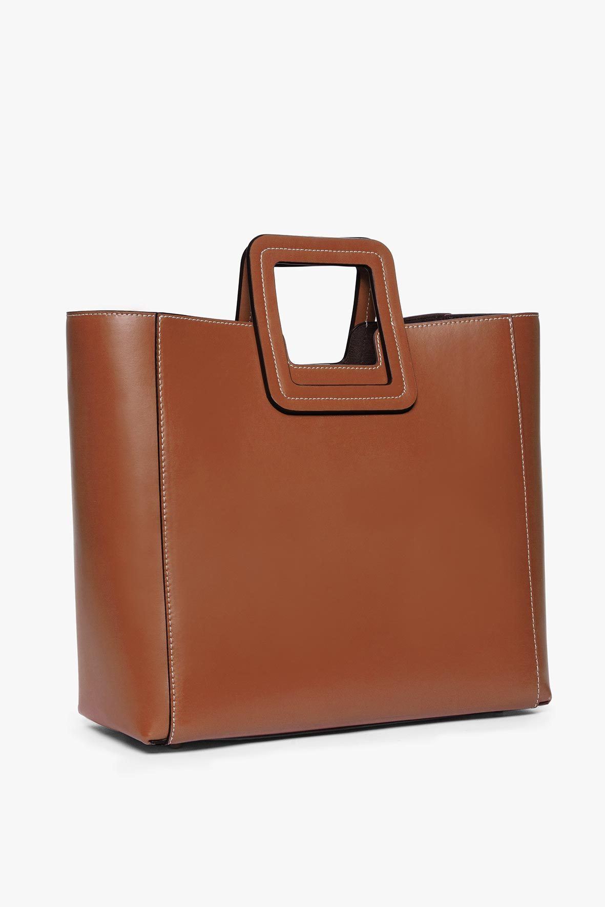 Shirley Leather Bag | Saddle