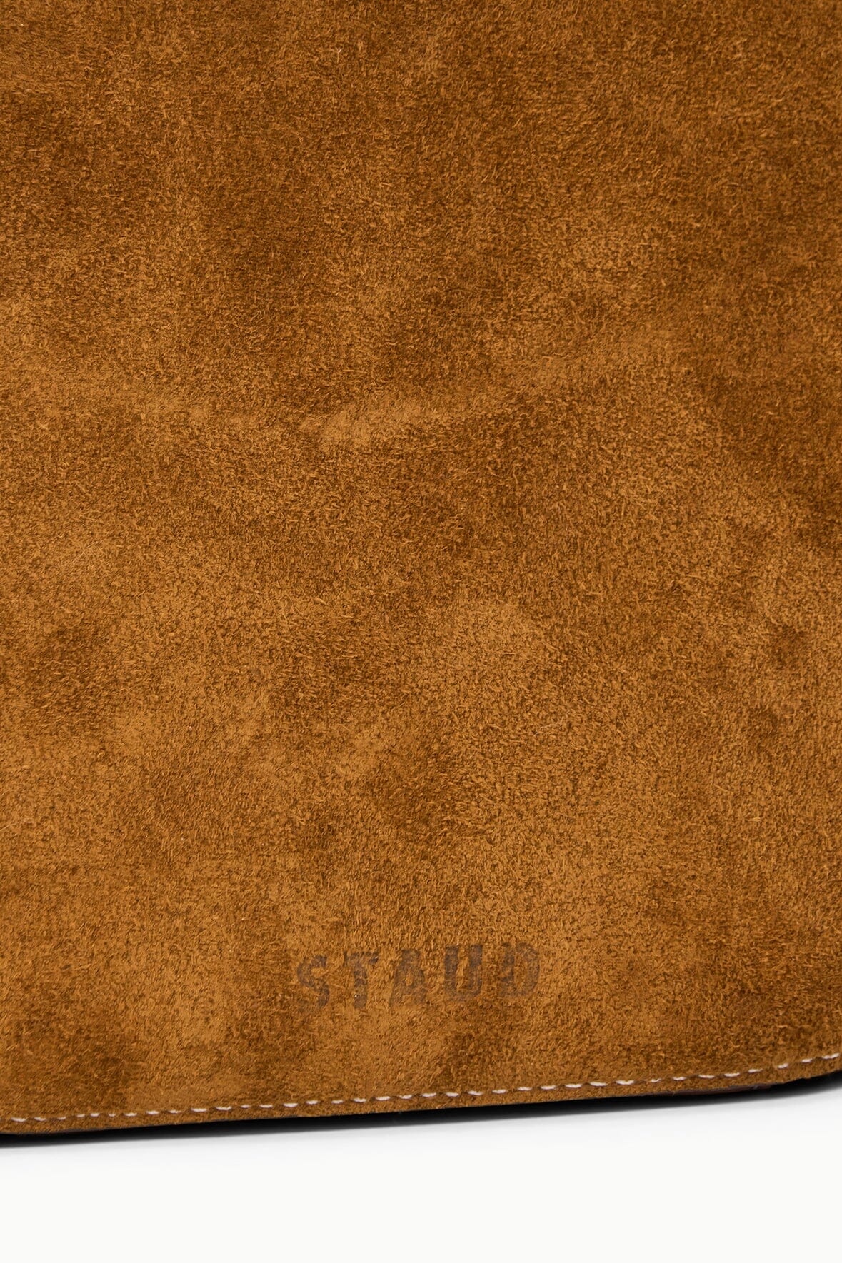 Bella Saddle Bag | Tan Suede