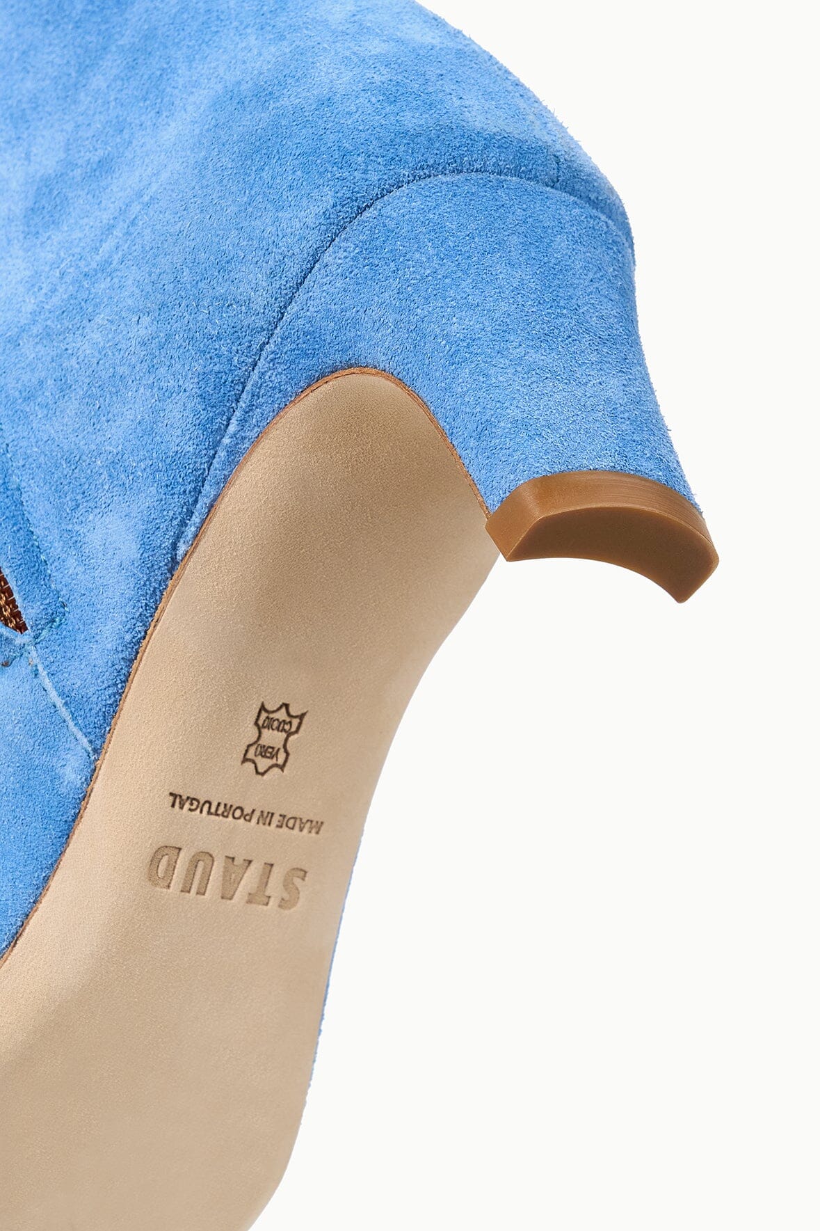 Wally Ankle Boot | STAUD Blue Suede